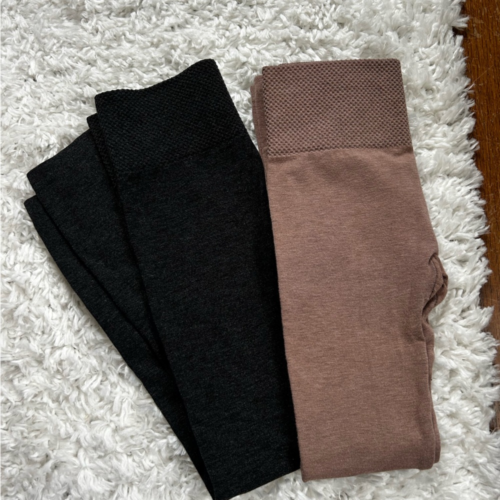 BUNDLE OF MAURICES FLEECE-LINED LEGGINGS